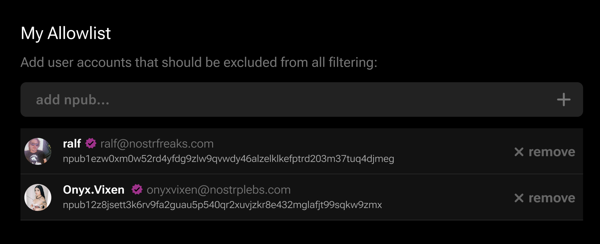 Allowlist